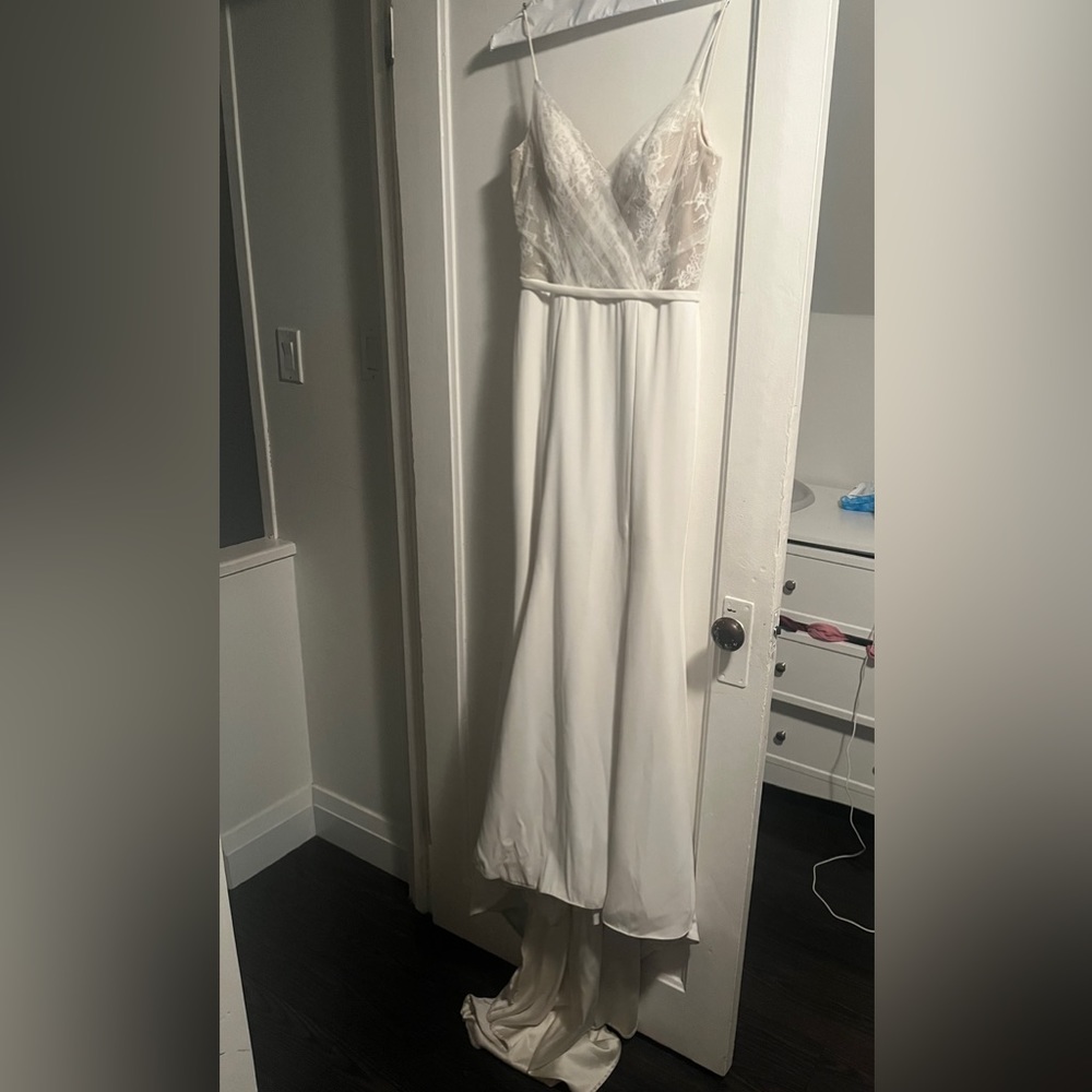 wedding dress By Watters. Bridal 8. would fit size 4 or 6 regular size